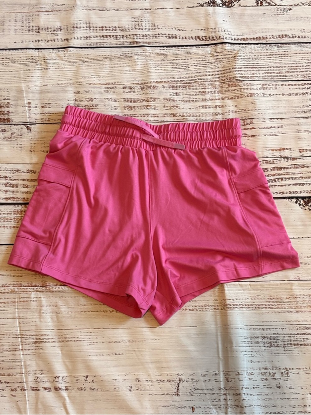 Soybu Hot Pink Athletic Shorts with Side Pockets